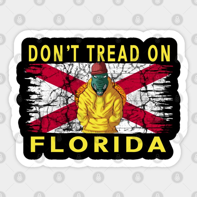 Dont tread on florida Sticker by JayD World